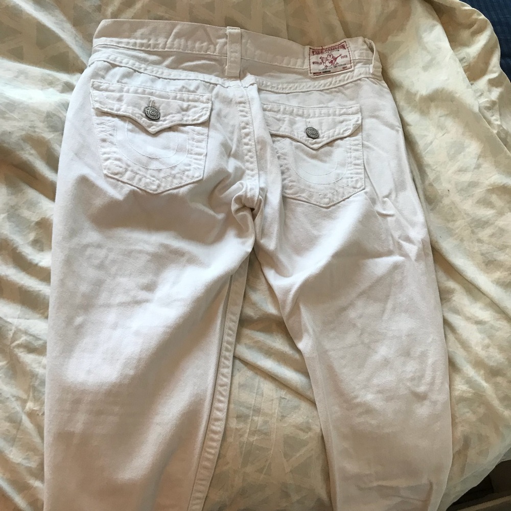 White True Religion Jeans